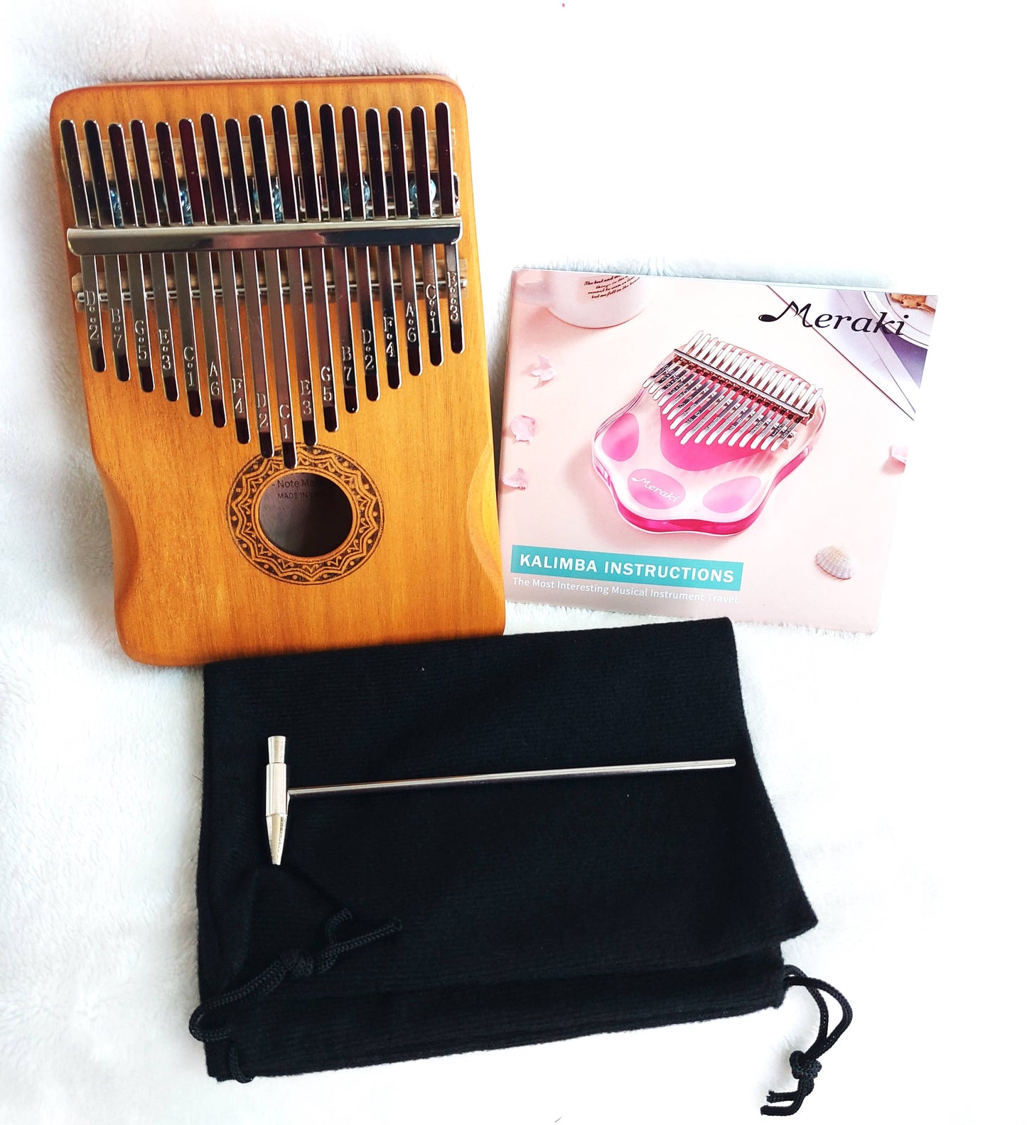 Kalimba Musical Instrument: Dark Brown