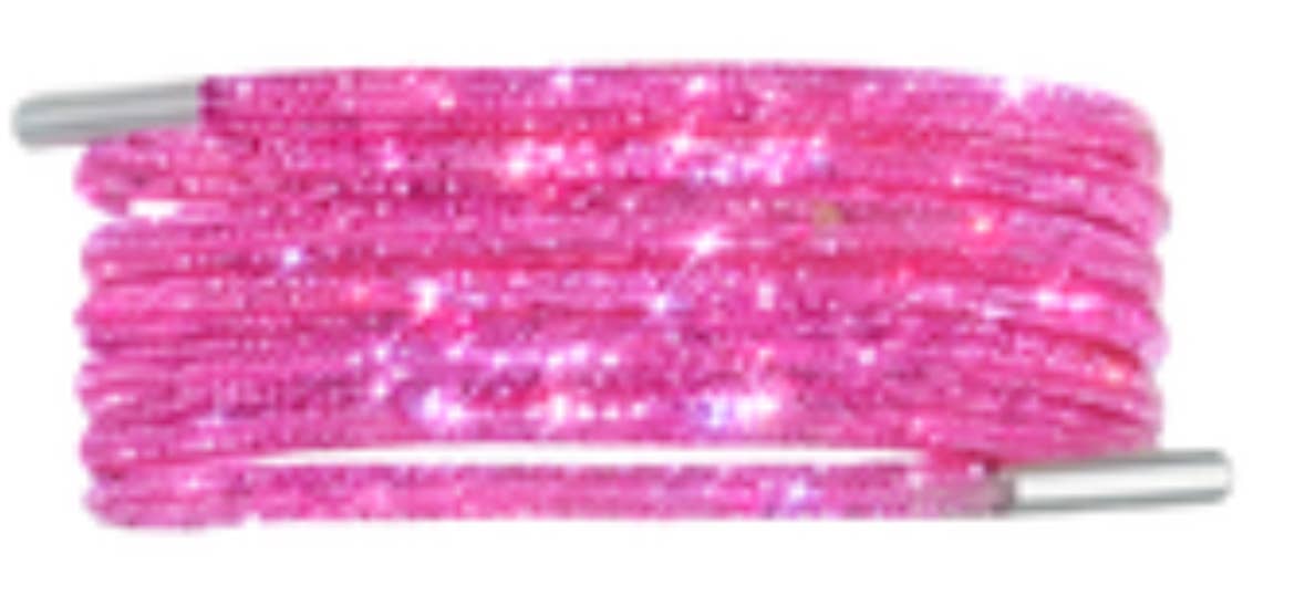 Rhinestone Shoe Laces: Silver