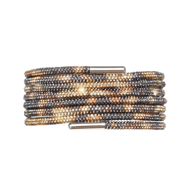 Rhinestone Shoe Laces: Silver