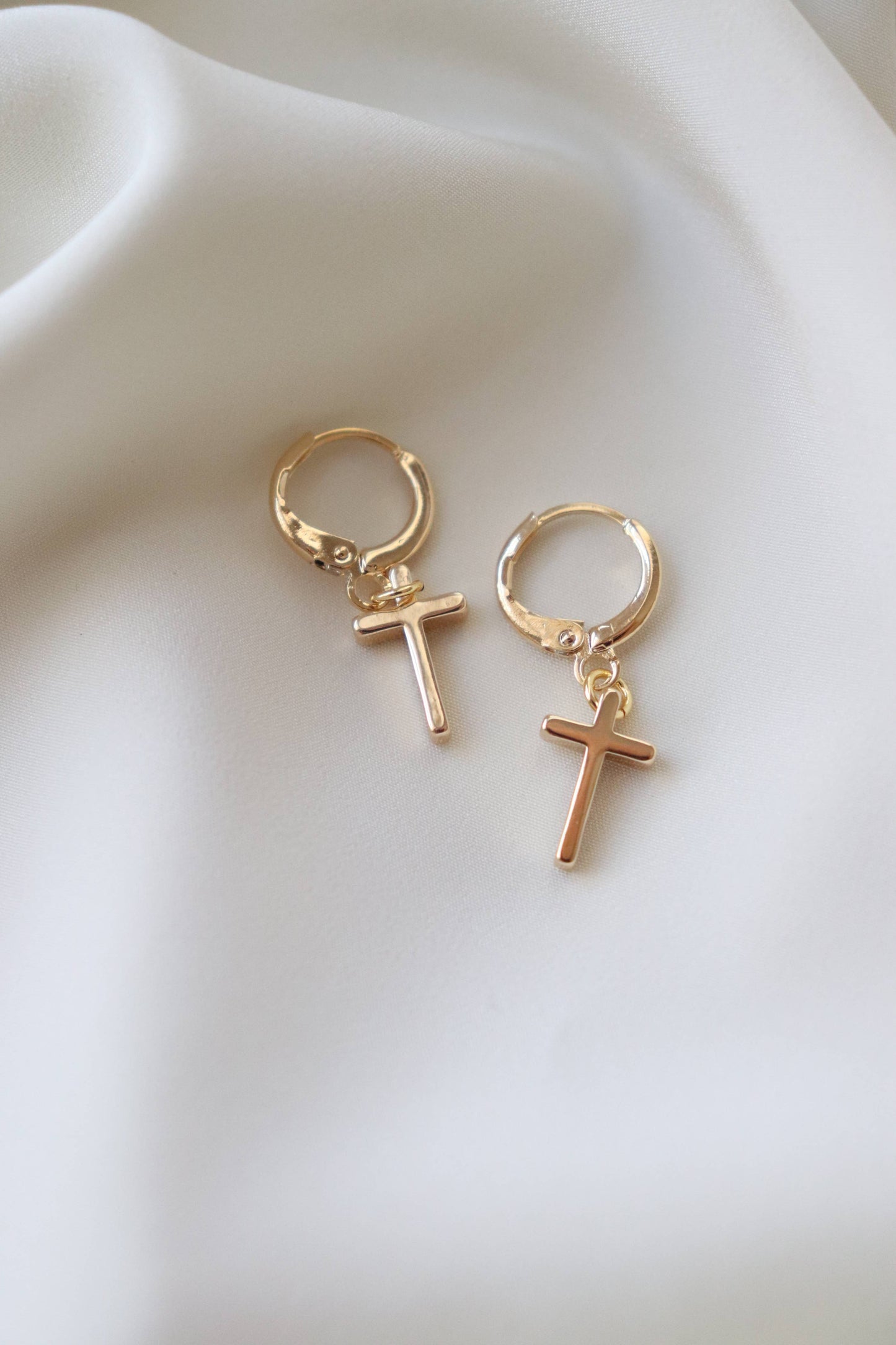 Gold Cross Huggies