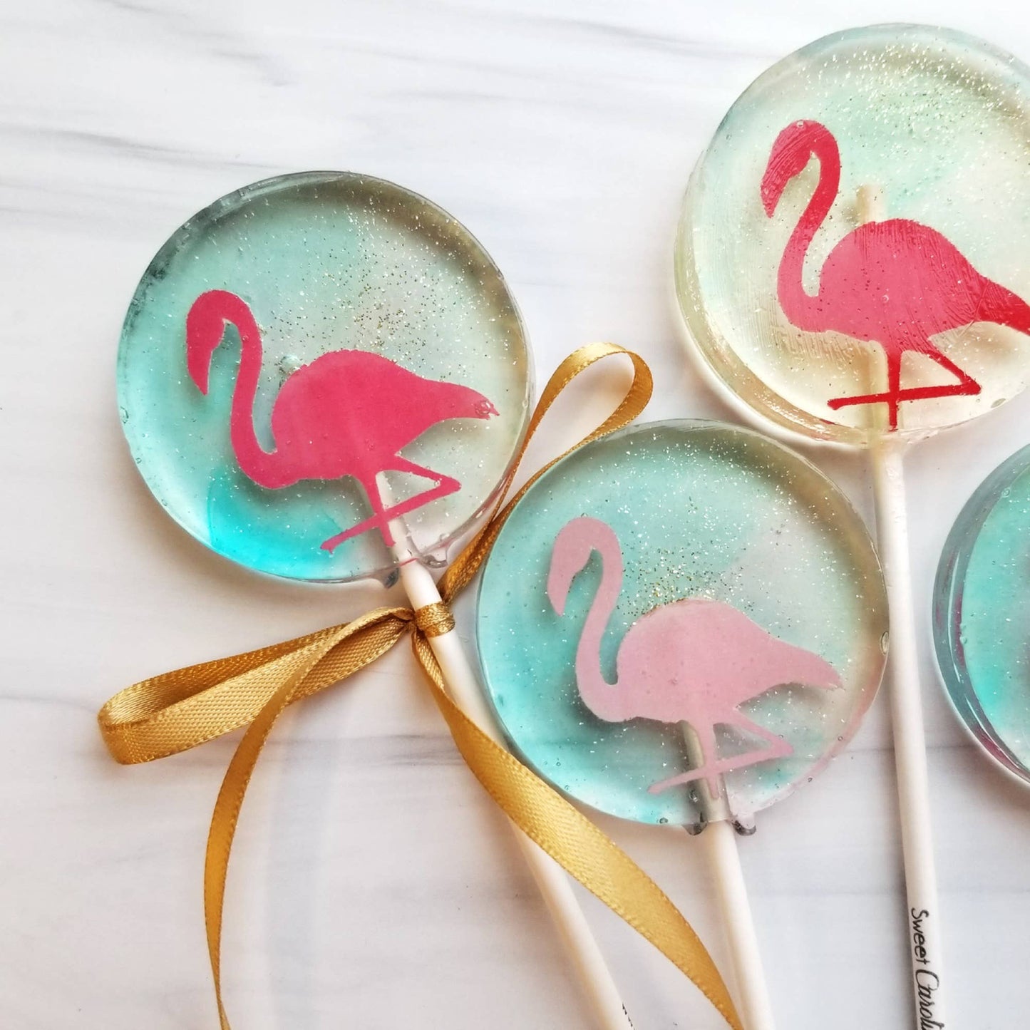 Flamingo Lollipop, Pink Lemonade Flavor