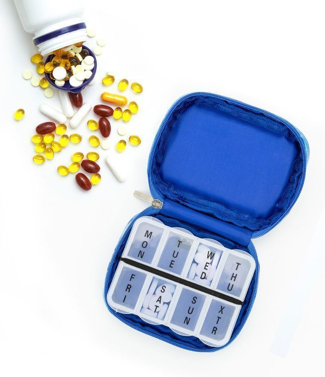 Wellness Keeper Zippered Pill & Vitamin Case Assortment