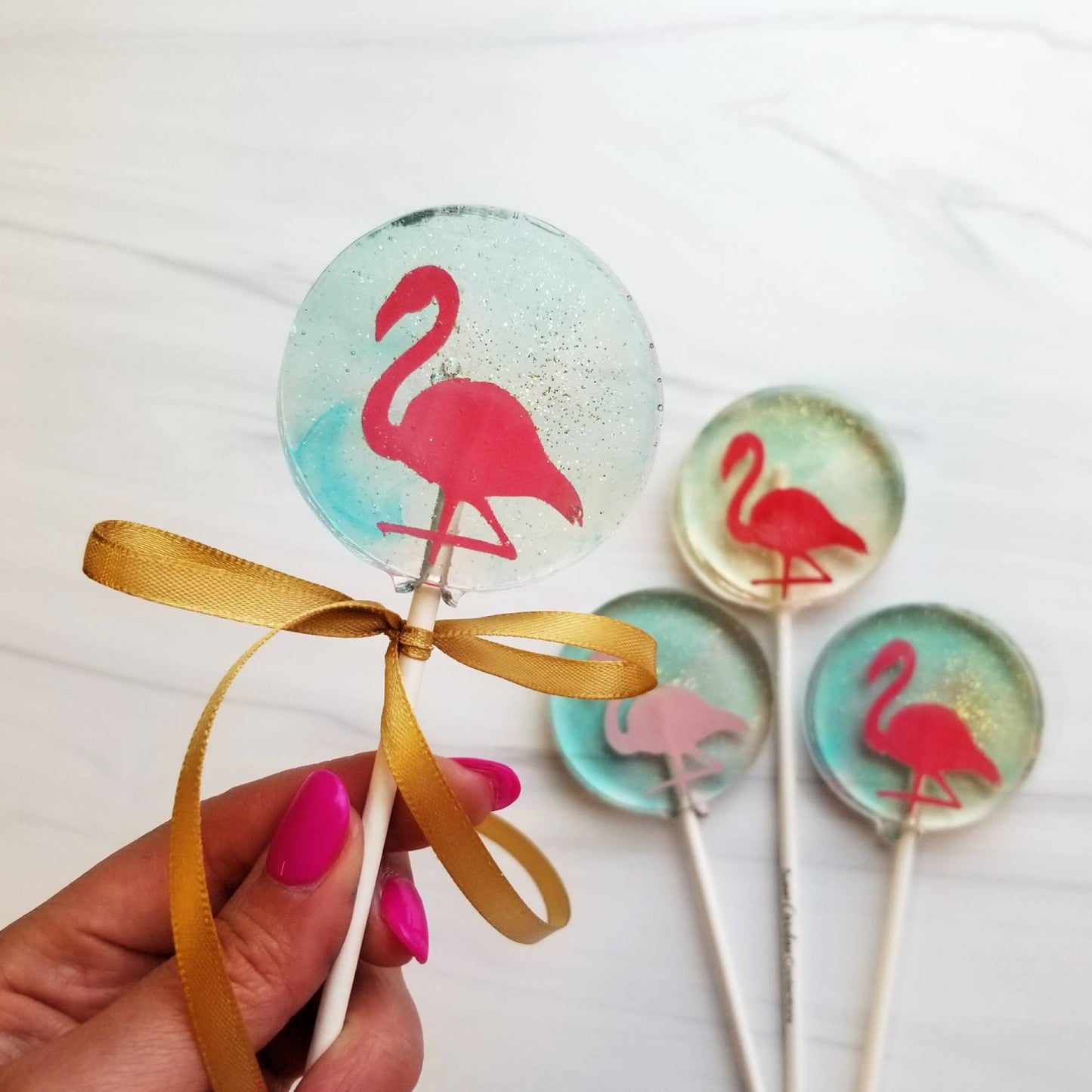 Flamingo Lollipop, Pink Lemonade Flavor
