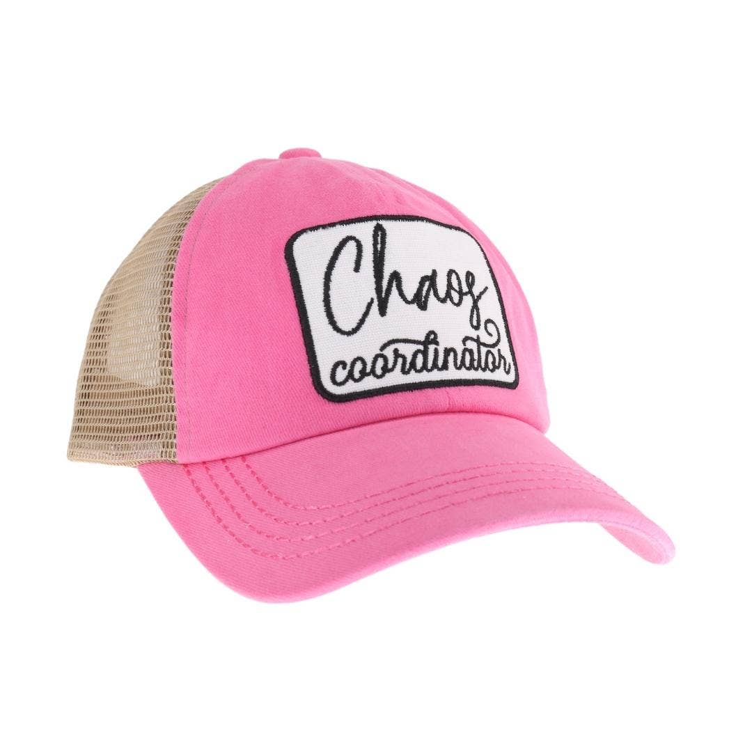 Embroidered Chaos Coordinator Patch C.C High Pony Criss Cros: Coral