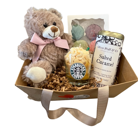 Coffee Bear Basket by Destin Gift Garden