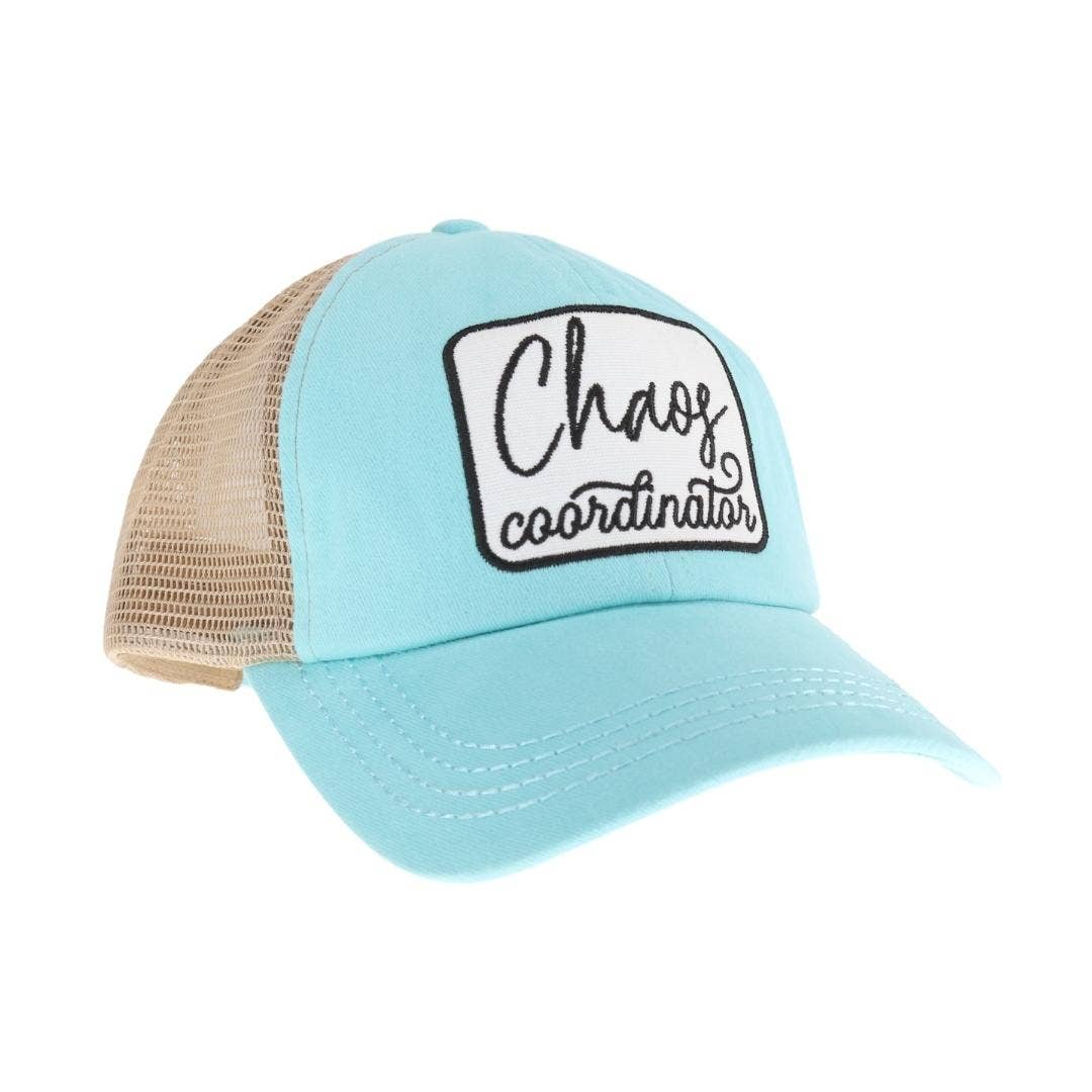 Embroidered Chaos Coordinator Patch C.C High Pony Criss Cros: Coral