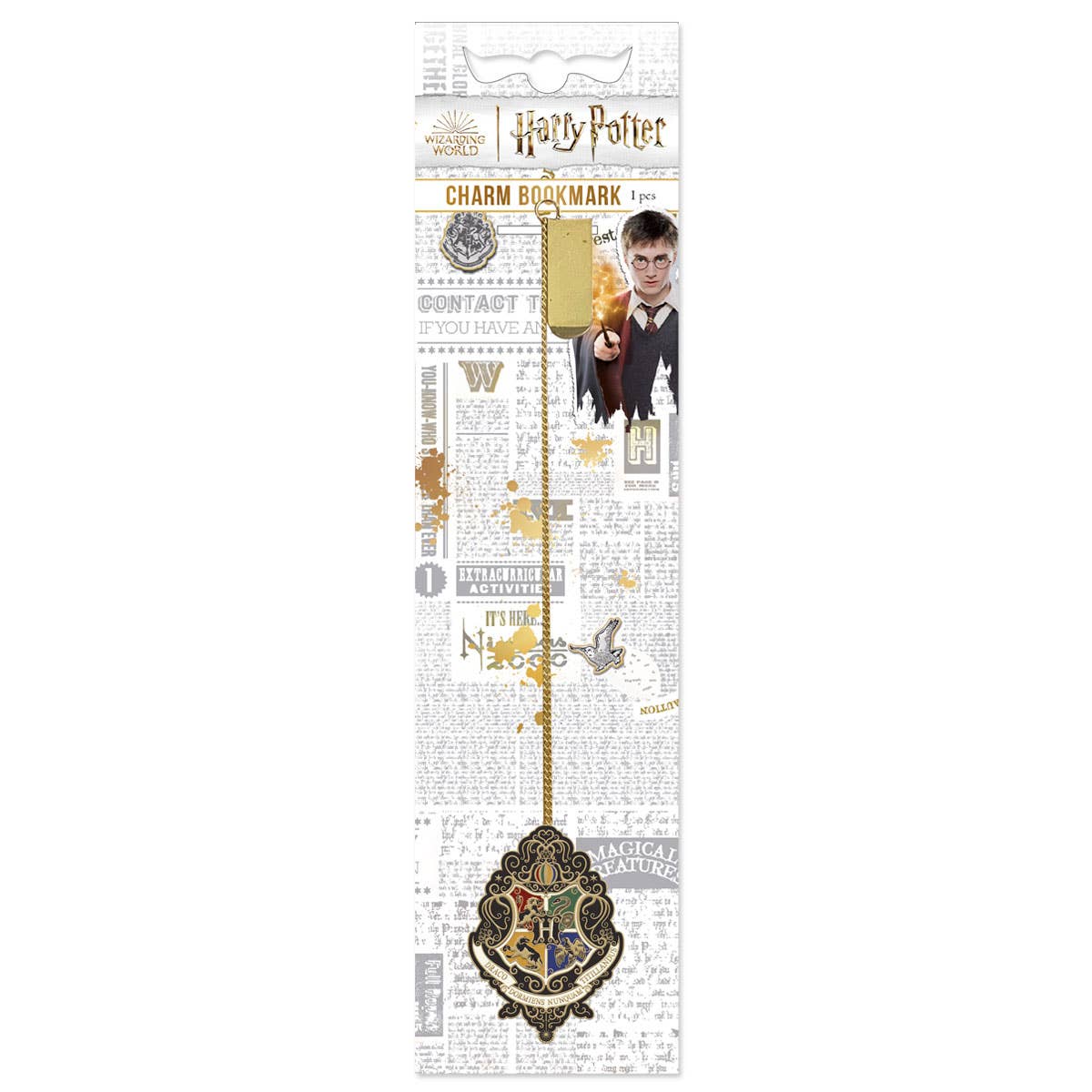 Harry Potter Bookmark - Hogwarts Knockturn Crest Charm
