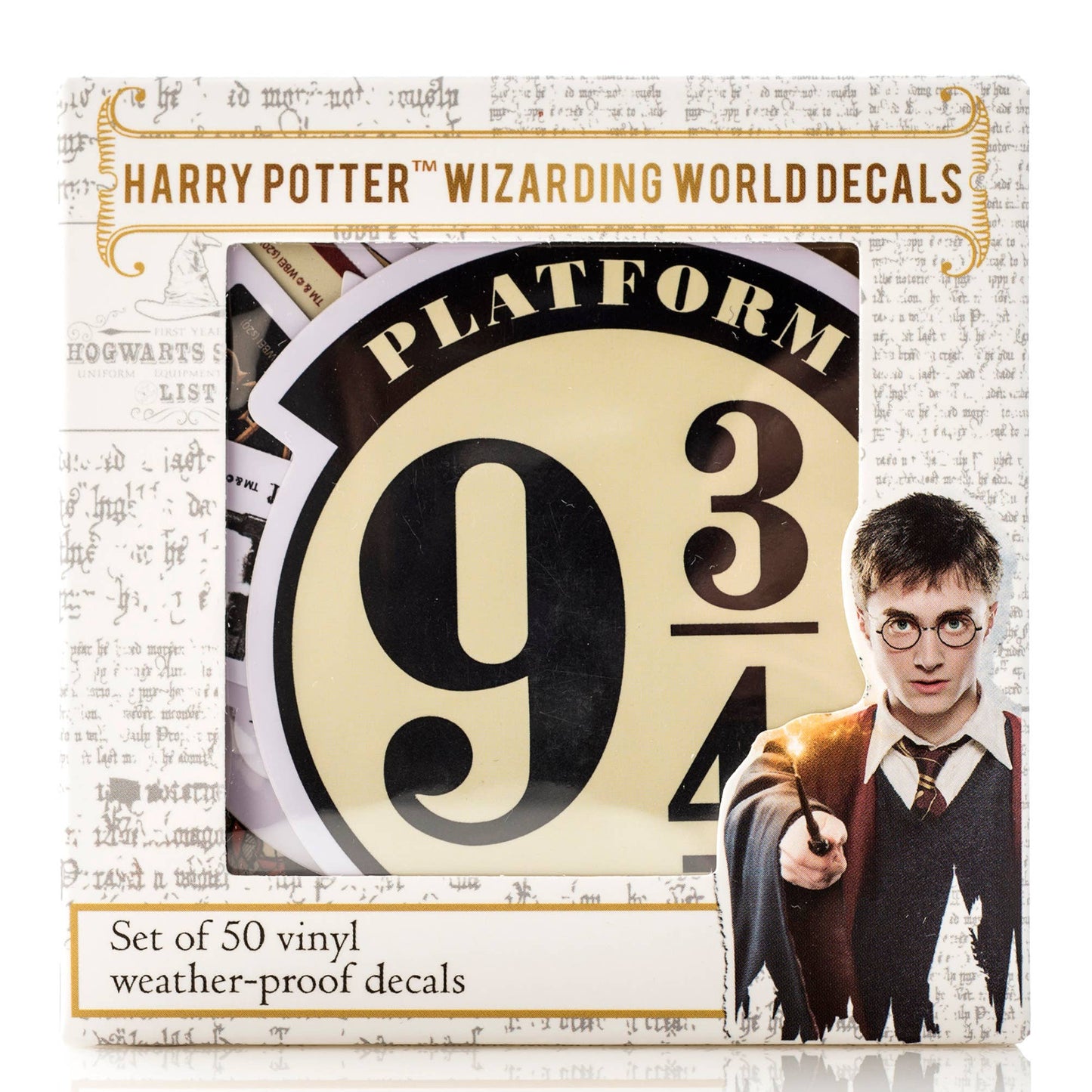 Harry Potter Wizarding World Set of 50 Decals
