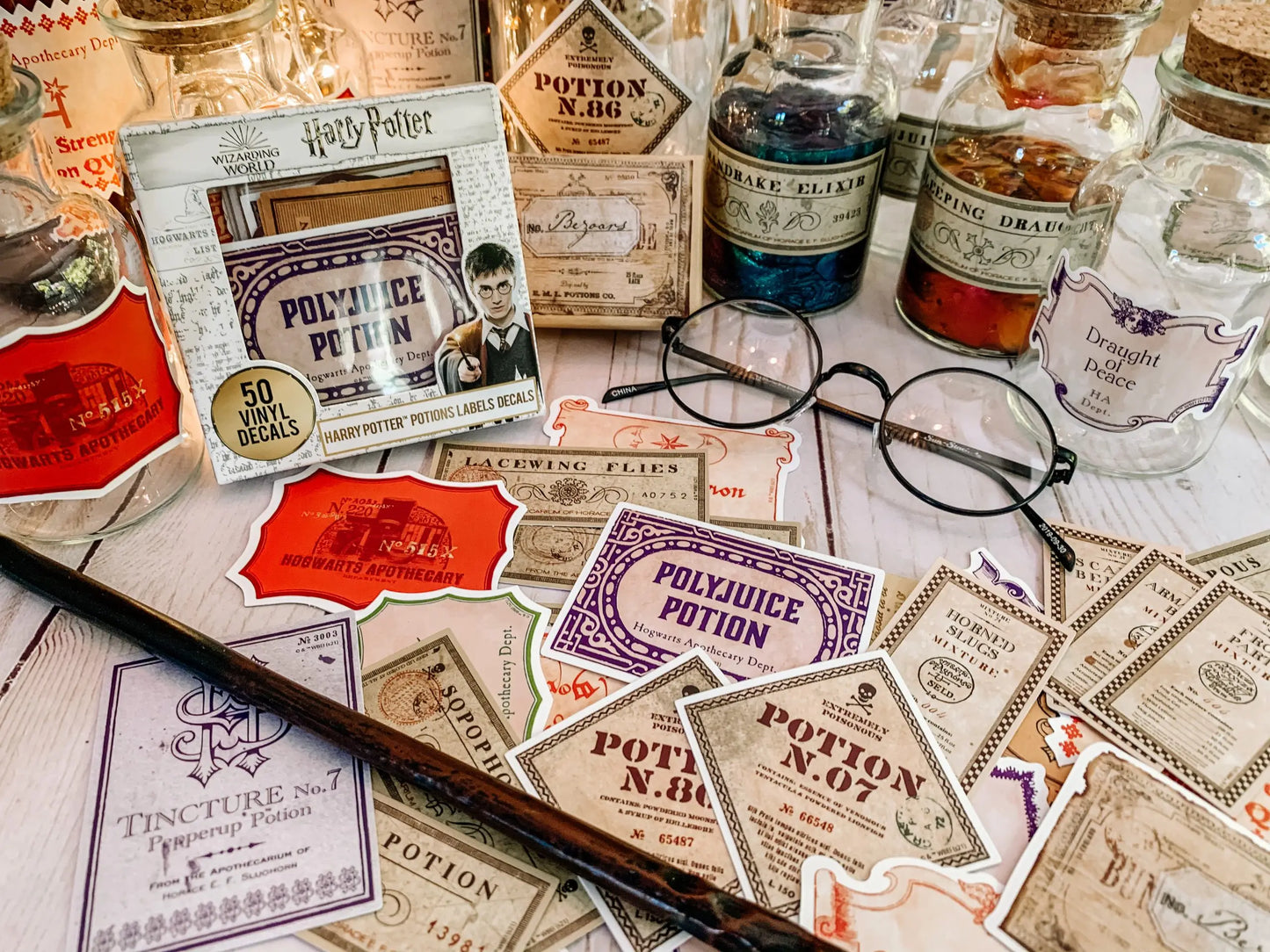 Harry Potter Potions Labels Set of 50 Decals