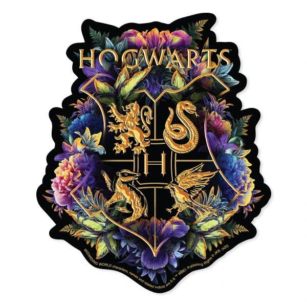 Hogwarts Crest - Watercolor Vinyl Stickers