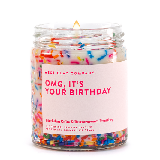 BIRTHDAY SPRINKLE CANDLE - Vanilla Buttercream Sprinkles